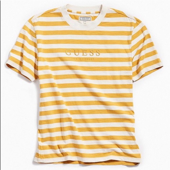 Guess Jeans rare vintage striped t-shirt unisex size Xs - Picture 1 of 5